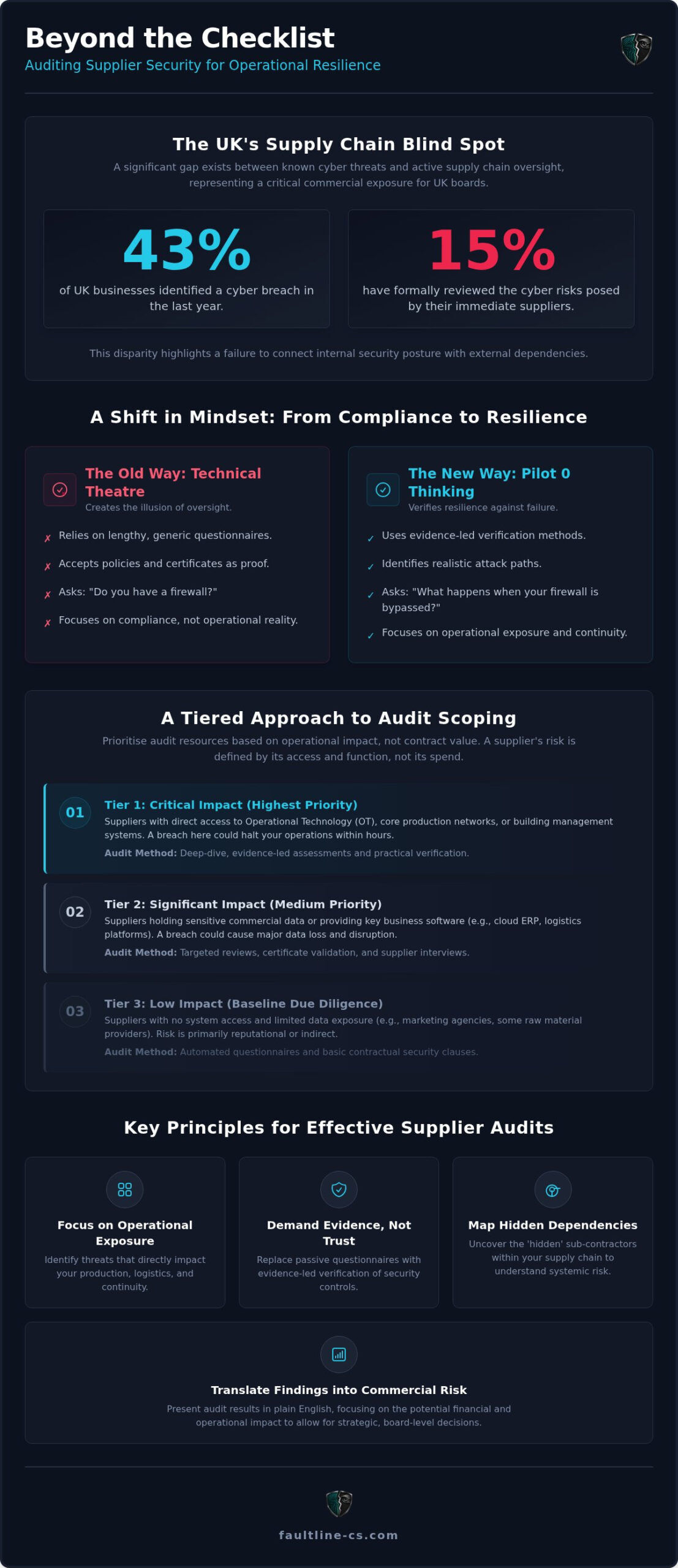 How to Audit Supplier Security: A Guide for UK Directors